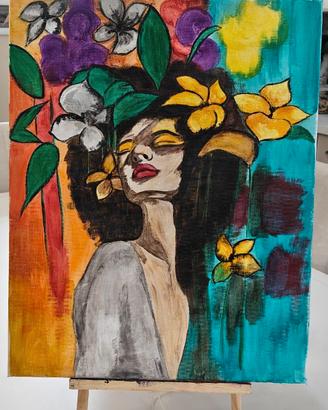 Dipinto acrilico su tela