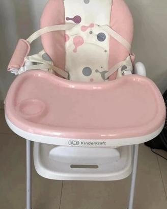 Seggiolone pappa rosa