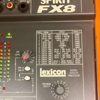 Mixer Soundcraft FX8 con effetti Lexicon