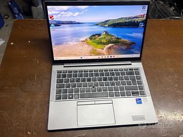 HP Zbook Firefly 14 G8, I7 1185g7, 16gb ram HD 256