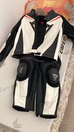 tuta moto dainese spezzata