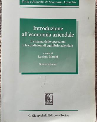 Introduzione all'Economia aziendale Luciano Marchi