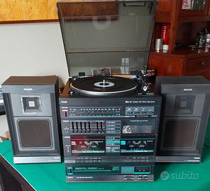 Sistema Stereo PHILIPS  Vintage  anni 80/90-