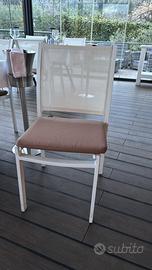 SEDIE DA RISTORANTE O BAR CON CUSCINO RIMOVIBILE