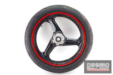 cerchio ruota anteriore 3 razze nera ducati 748 91