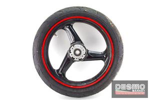 cerchio ruota anteriore 3 razze nera ducati 748 91