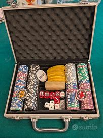 Valigetta con fiches poker