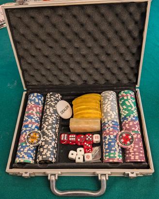 Valigetta con fiches poker