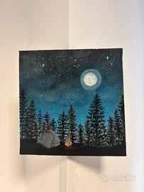 Quadro acrilico dipinto a mano 20x20