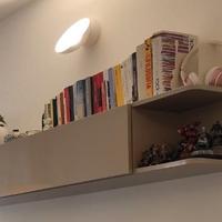 Mobile pensile orizzontale beige lucido