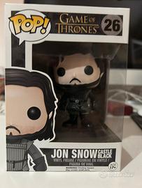 Funko Pop Jon Snow Castle black nuovo