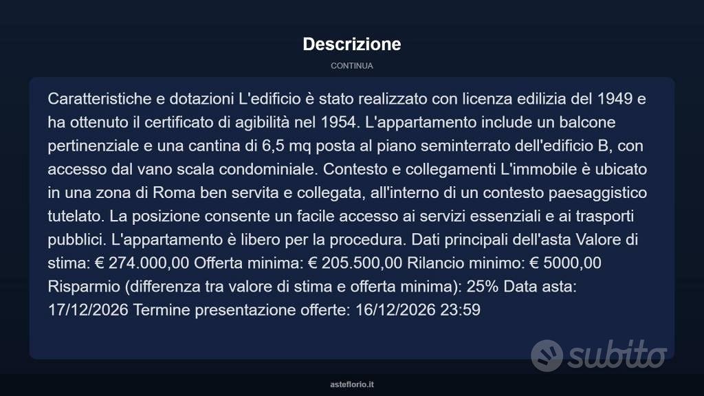 Appartamento – Roma, Tuscolano - Vista 5