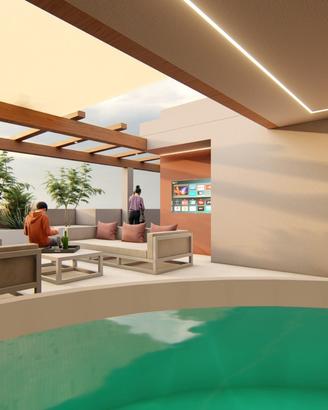 Attico unico al piano di nuova costruzione CL. A/4