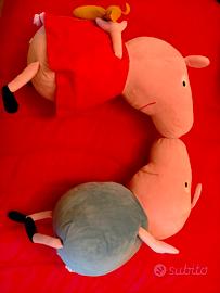 Peluche Peppa Pig e George