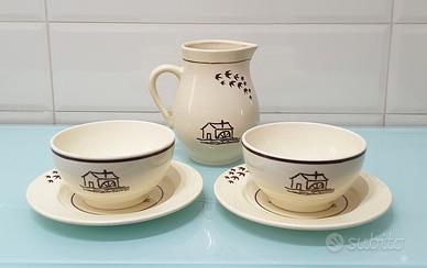 Set da Colazione Mulino Bianco 86 Vintage Anni 80