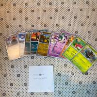 Lotto figurine Pokémon Ossidiana Infuocata