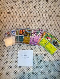 Lotto figurine Pokémon Ossidiana Infuocata