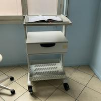 Carrello con cassetto per studio medico o ufficio