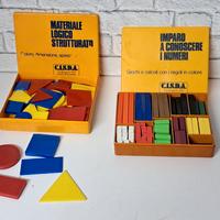 2 scatole giochi didattici x bambini  Cisda 