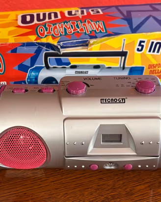 Multiradio 5 in 1 tecnog vintage t