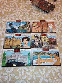 Lotto 6 Cartoline Vintage Diabolik completo 