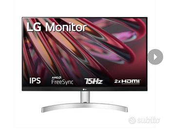 LG - Monitor LED FHD 27" 27MK60MP-W.AEU-Bianco no