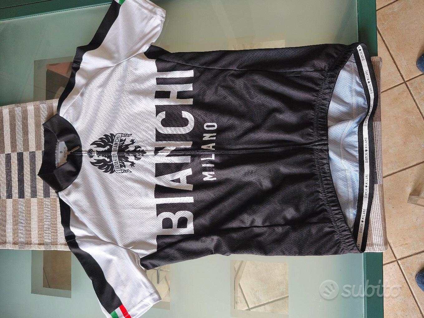 Maillot Cyclisme Vintage Bianchi MG Maglificio Années 90 - Taille 5 (XL) - Italie