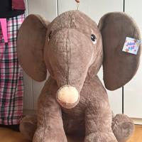 Grande Elefante di Peluche Gigante 90 cm