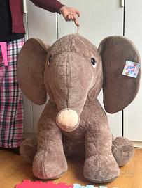 Grande Elefante di Peluche Gigante 90 cm