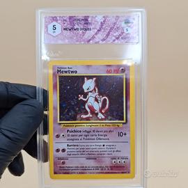 Pokémon Mewtwo Holo 10/102 Base Set ITA GRAAD 5