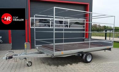 Rimorchio pianale 3 x 2, 4 x 2, 5 x 2 mt. mc 1500