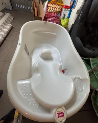 Vasca bagnetto in plastica con termometro