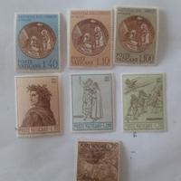 francobolli poste vaticane 1963/65