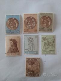 francobolli poste vaticane 1963/65