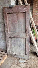 antica porta in legno massello 