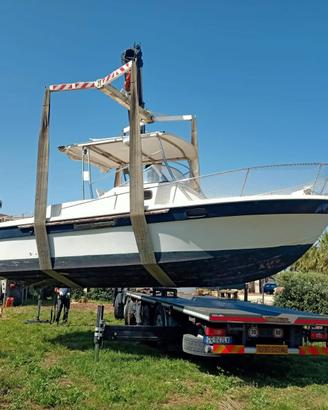 Barca semi cabinato walkaround