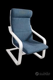 Sedia poltrona a dondolo Ikea