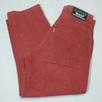 Jeans Levi’s donna rosso cotone W30 L34
