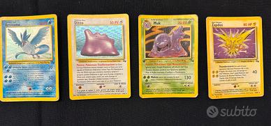 Lotto 33 Carte Pokemon Fossil ITA