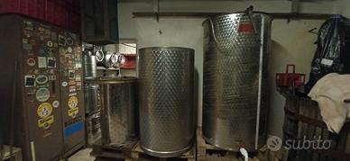 botte acciaio torchio deraspatrice