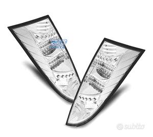 FANALI FORD FOCUS MK1 98-04 LED SFONDO CROMATO