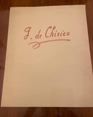 G. De Chirico. Dieci tavole dedicate all’IRI.