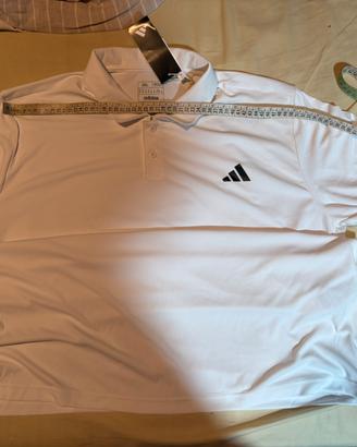 Adidas Club 3-Stripes polo tennis uomo 2XL nuova