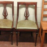 Sedie vintage restaurate comodini porta TV bar ang