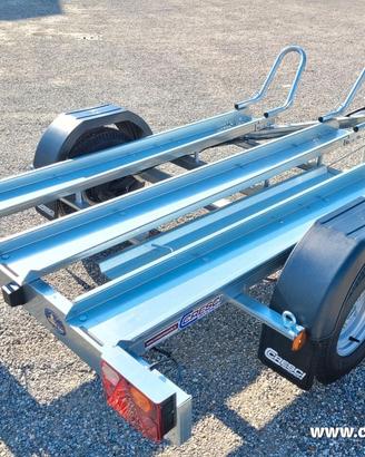 CARRELLO RIMORCHIO PORTAMOTO CRESCI TM6 CON RAMPA 