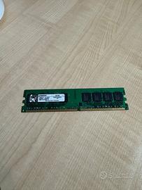 RAM DDR2 1GB KINGSTON (PC2‑6400)