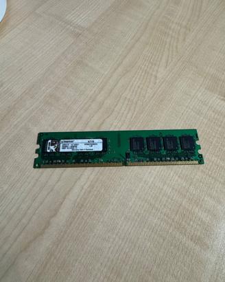 RAM DDR2 1GB KINGSTON (PC2‑6400)