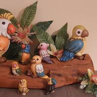 THUN collezione pappagalli 