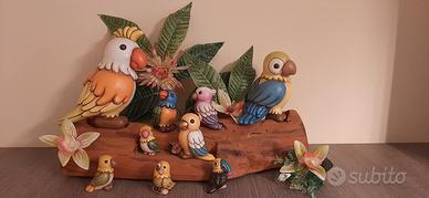 THUN collezione pappagalli 