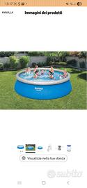 Piscina bestway 457 diametro x 122 cm con scaletta